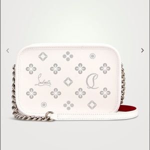 Christian Louboutin Radiooloubi Small Loub In The Sky Shoulder Bag in Bianco